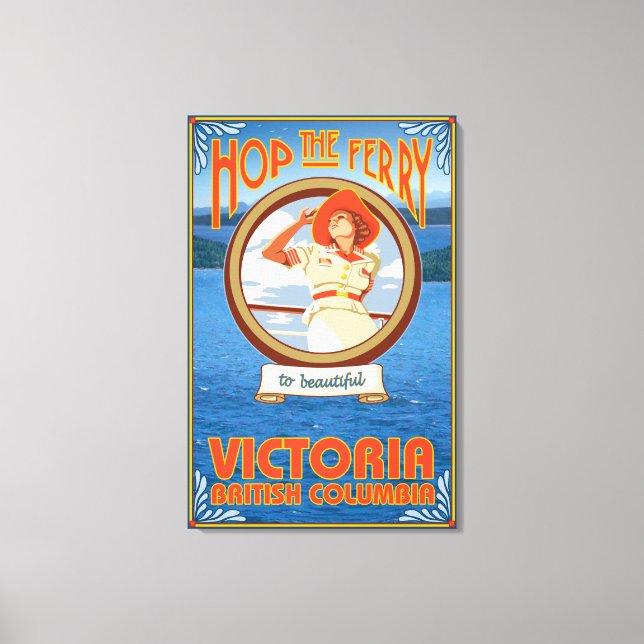 Toile Ferry pour femme - Victoria (C.-B.) Canada (Recto)