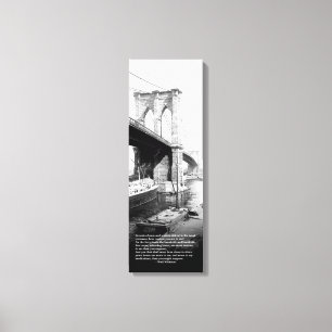 Toile Ferry Walt Whitman de Brooklyn de croisement