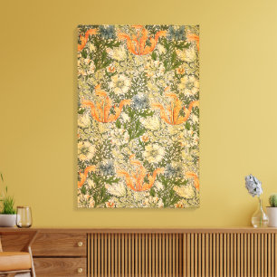 Toile Festival de fleurs de William Morris Spring Compto