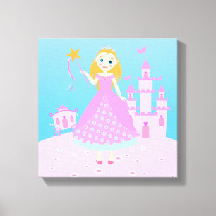 Toile Fête d'anniversaire de la princesse