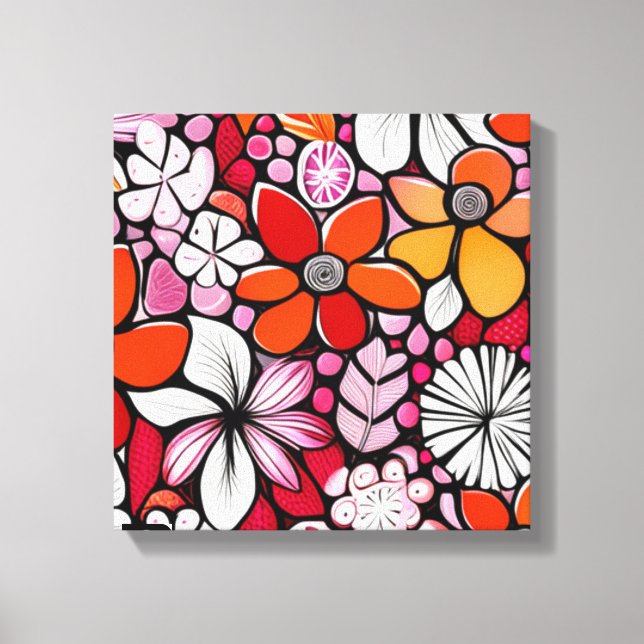 Toile Fêtes hawaïennes (Recto)