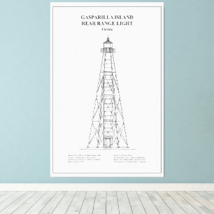 Toile Feu arrière de Gasparilla Island - Floride - BD
