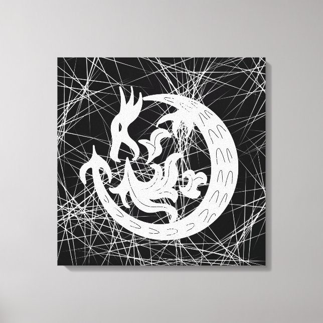 Toile Feu de dragon (Recto)