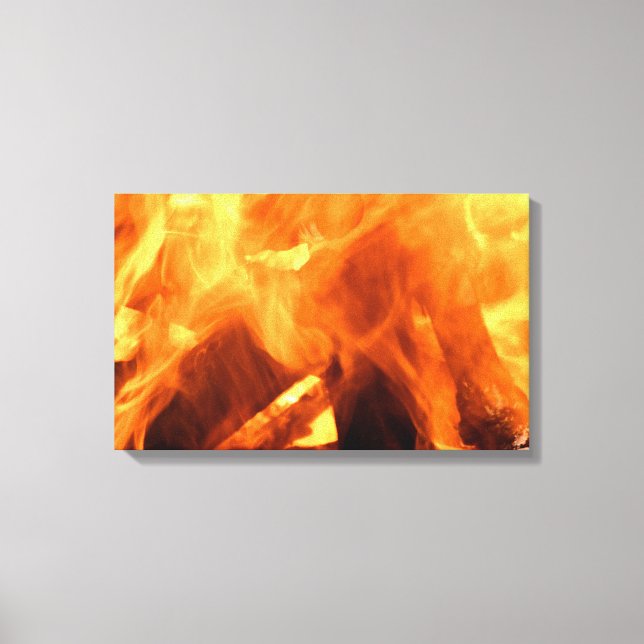 Toile feu de joie ardent (Recto)