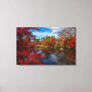 Toile Feuillage japonais