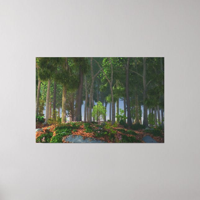 Toile Feuille d'été Imprimer (Recto)