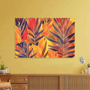 Toile Feuilles d'automne - Tableaux