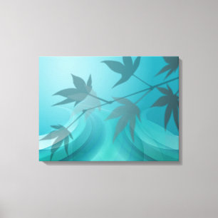 Toile Feuilles de l'ombre de la branche de l'arbre