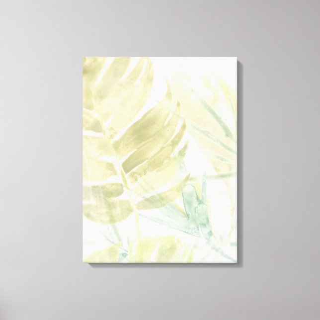 Toile Feuilles tropicaux muets (Recto)