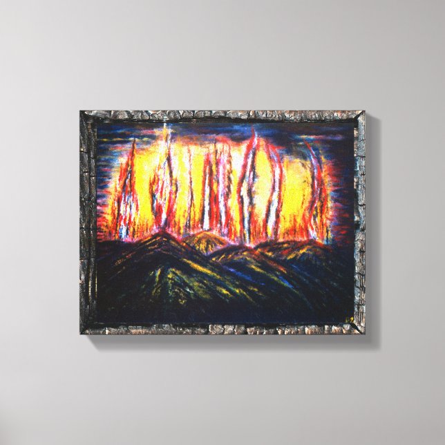 Toile Feux de fourrage (Recto)