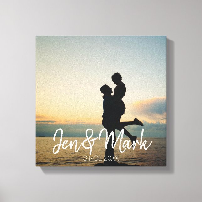 Toile Fière photo. Nom et Year Typografy. (Recto)