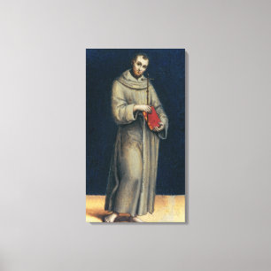Toile Figure d'un moine franciscain