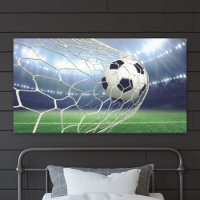 Filet de but de stade de football Action