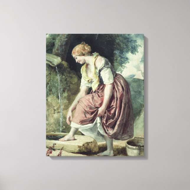 Toile Fille à un duit (Recto)