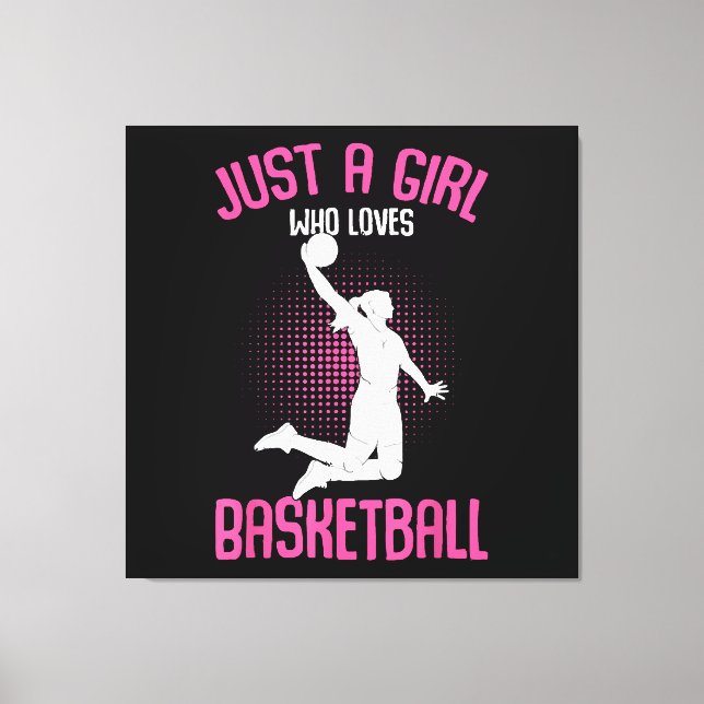 Toile Fille de basket-ball (Recto)
