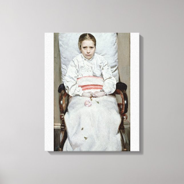 Toile Fille malade (Recto)