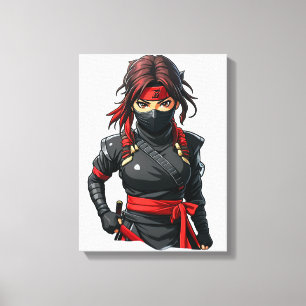 Toile Fille Ninja