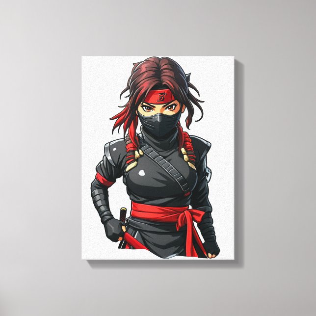 Toile Fille Ninja (Recto)