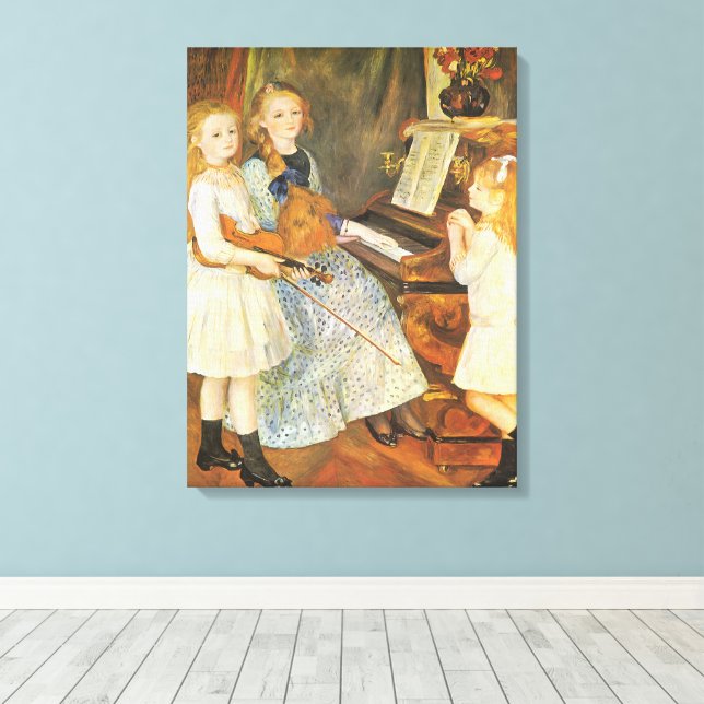 Toile Filles de Catulle Mendes par Pierre Renoir (Insitu (Plancher de Bois))