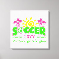 Filles Football Sunshine Palm Trees