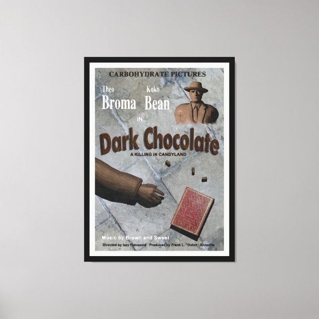 Toile Film au chocolat noir (Recto)