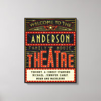 Film Theatre Marquee Home Cinéma | Nom personnalis