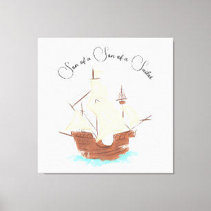 Toile Fils d'un fils de marin pirate