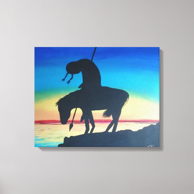 Toile Fin de la piste (Recto)