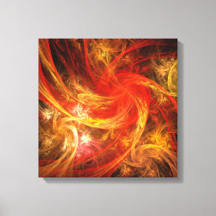 Toile Firestorm Nova Abstrait Art Quad Canvas Imprimer