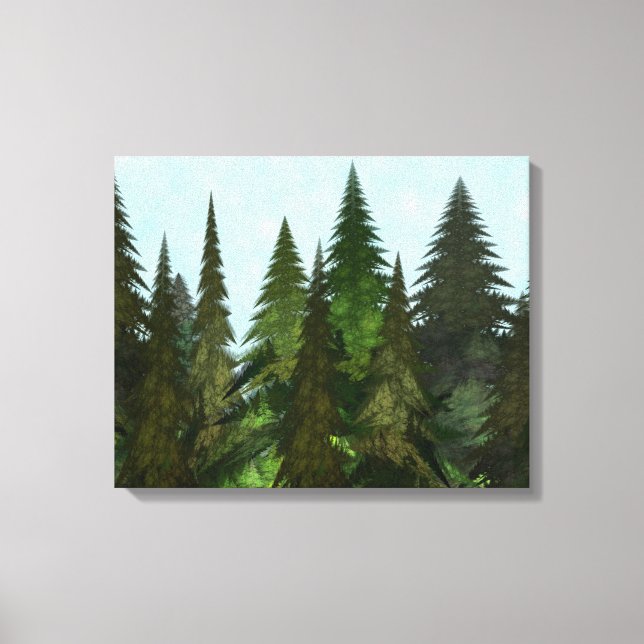 Toile Firs fractaux (Recto)