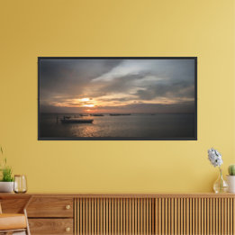 Toile Fisherman at Sunset at the Beach