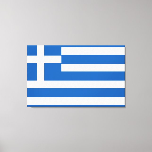 Toile Flag de Greece (Recto)