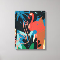 Flamant rose funky
