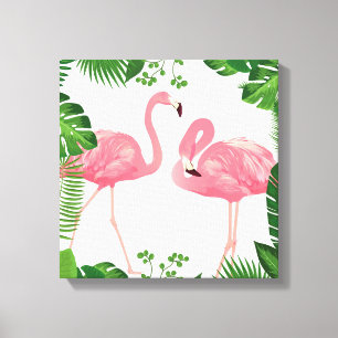 Toile Flamants roses