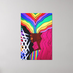 Toile Flamboyant sans titre