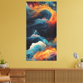 Toile Flame cosmique