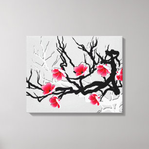 Toile Fleur de cerises