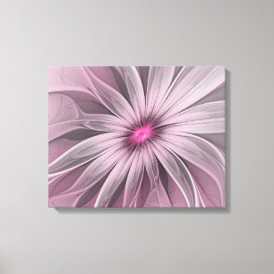 Toile Fleur de fantaisie Art fractal floral abstrait de