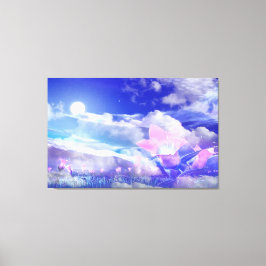 Toile Fleur de lune