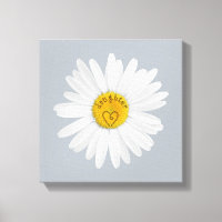 Fleur de marguerite pour fille Personnaliser d'art