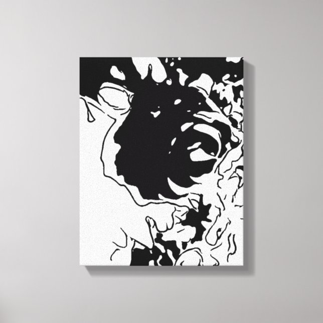 Toile Fleur Doodle (Recto)