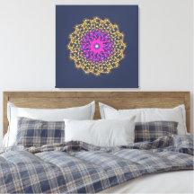 Fleur Électrique – Onde de Couleur Symétrique
