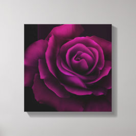 Toile Fleur gothique de rose violet-rouge