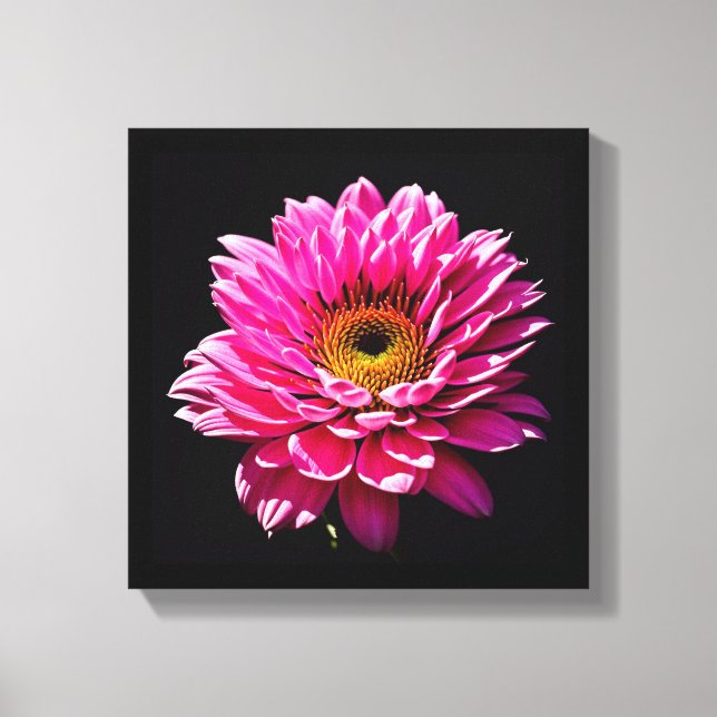 Toile Fleur rose (Recto)