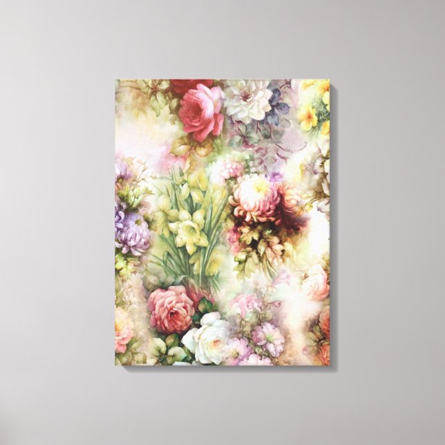Toile Fleurs Anciennes (Recto)