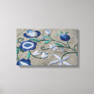 Toile Fleurs artisanales Art