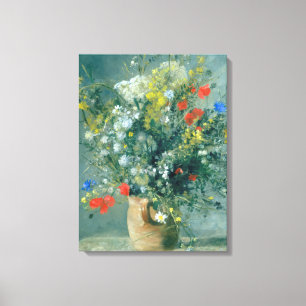 Toile Fleurs dans un Vase Auguste Renoir Art