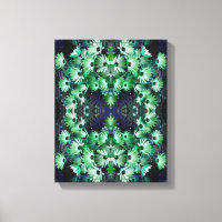 Fleurs d'art de marguerite africaine verte