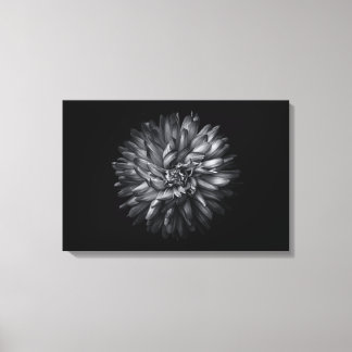 Toile Fleurs de jardin en noir et blanc 20
