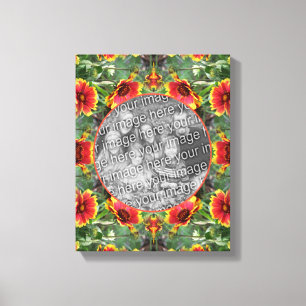 Toile Fleurs de marguerite colorées Créez votre propre p